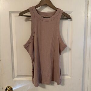 Old Navy Pink and Brown Tank Top Muscle Tee
